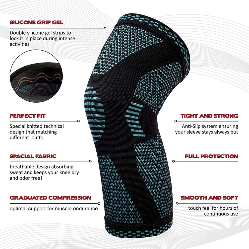 Fitness Sports Knee Pads Knitted