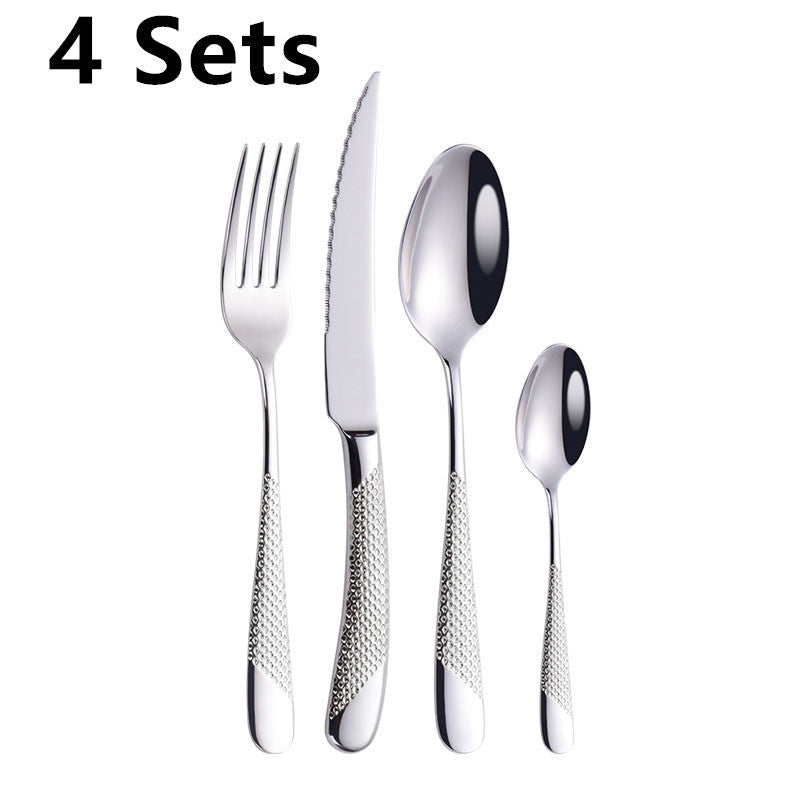 Home Stylish Luxury Stainless Steel Classic Style Cutlery Set