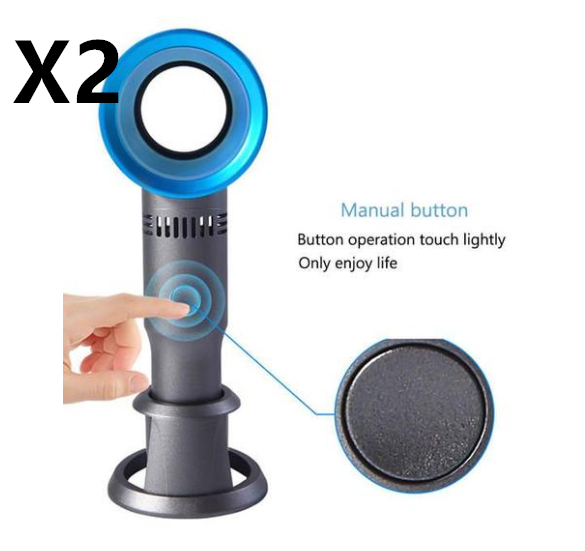 Portable Bladeless Fan- USB Charging Air Circulator