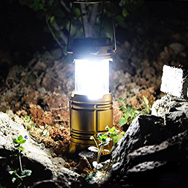 Camping Telescope Solar Lantern Outdoor Tent Lamp