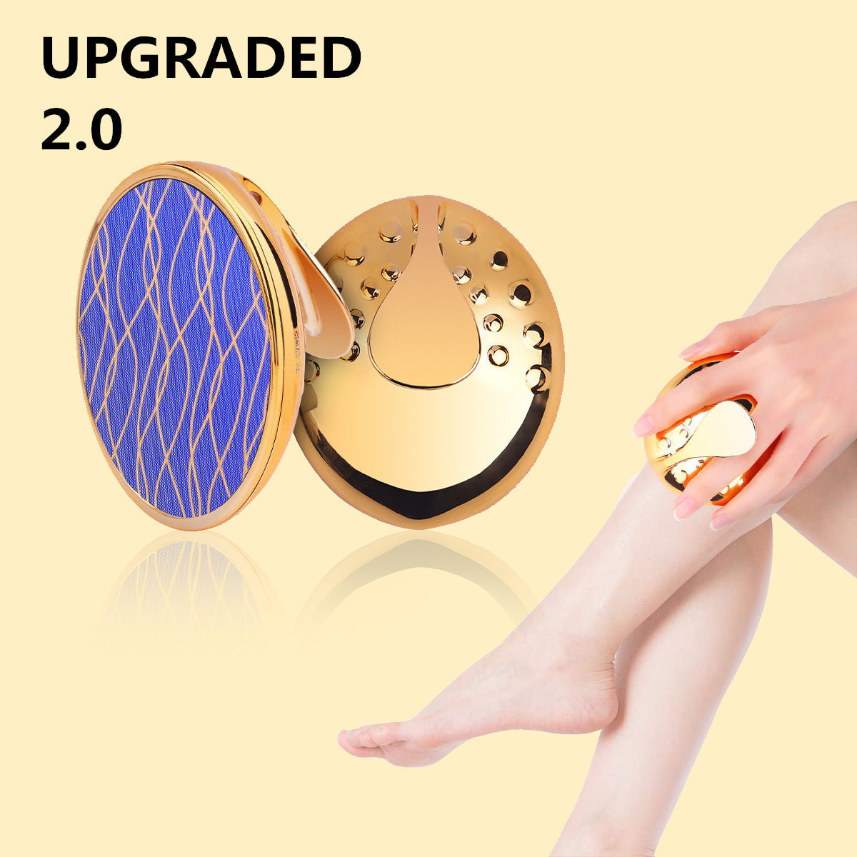 Luxury Upgraded Crystal Nano Epilator Crystal Hair Remover Magic Hair Eraser for Women and Men Physical Exfoliating Tool Painless Hair Eraser Removal Tool For Legs Back Arms