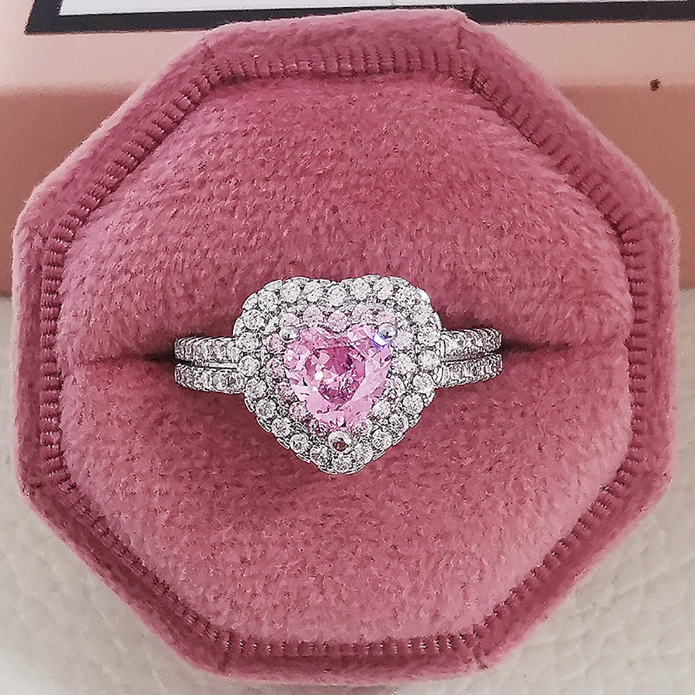 Women's Luxury Heart Ring