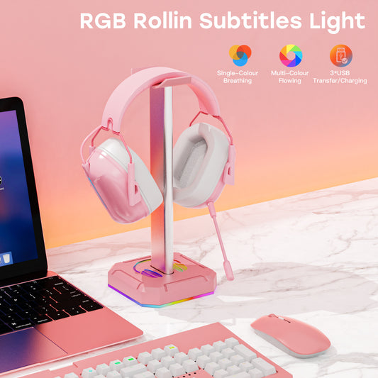 Home RGB Headphone Bracket Stand Headset E-sports Gaming