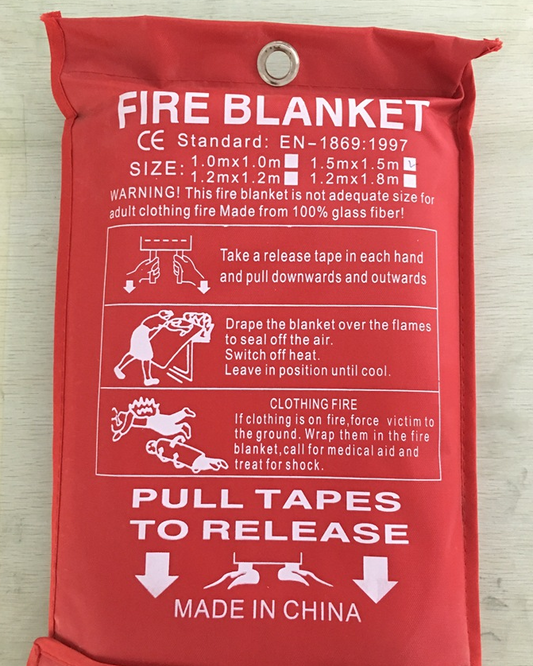 Home Safety Fire Fiberglass Blanket Flame Retardant Emergency Survival Fire Safety Cover Fire Emergency Blanket