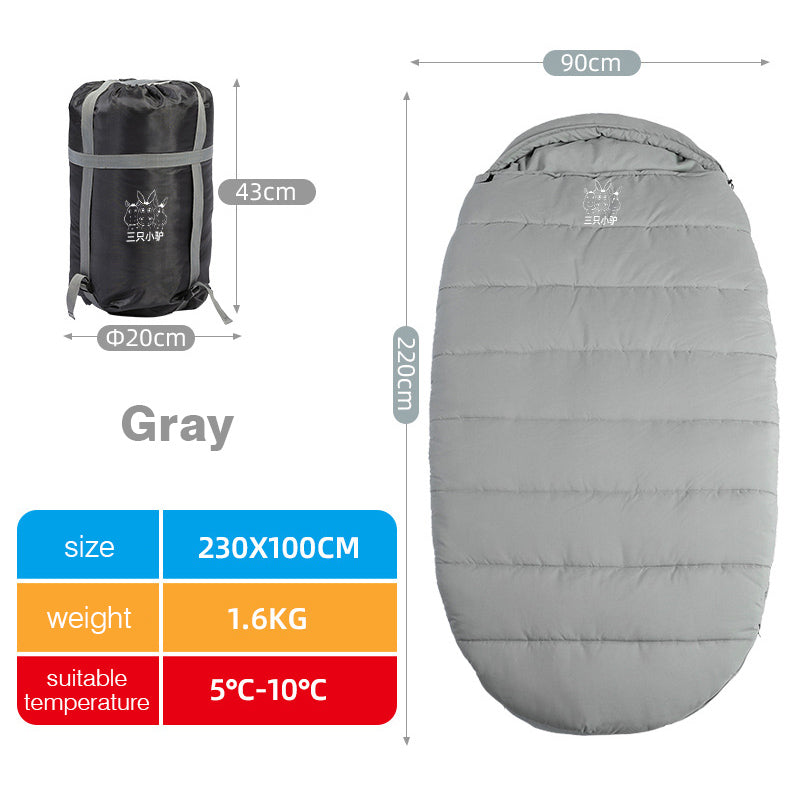 Camping Sleeping Bag Winter Thick Cold Protection