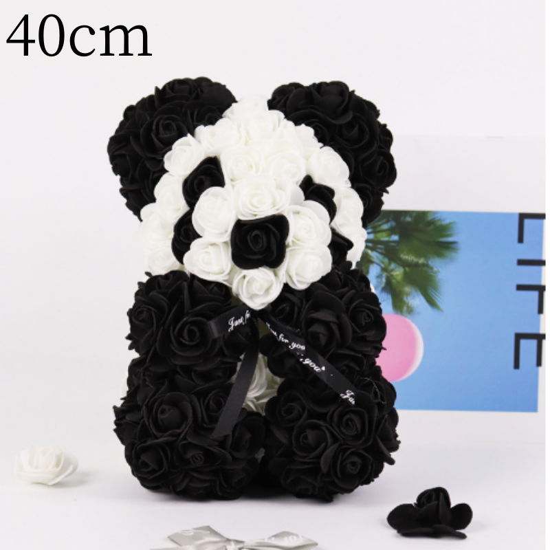 Valentine's Day Gift Rose Bear Eternal Flower Rose Teddy Bear