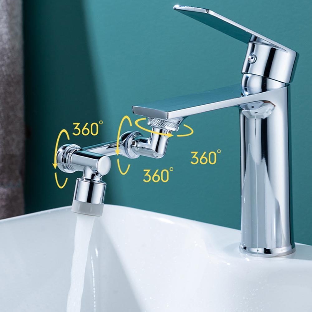 Home Multifunction Aerator Faucet Extender Universal Swivel Splash Resistant Faucet Shower