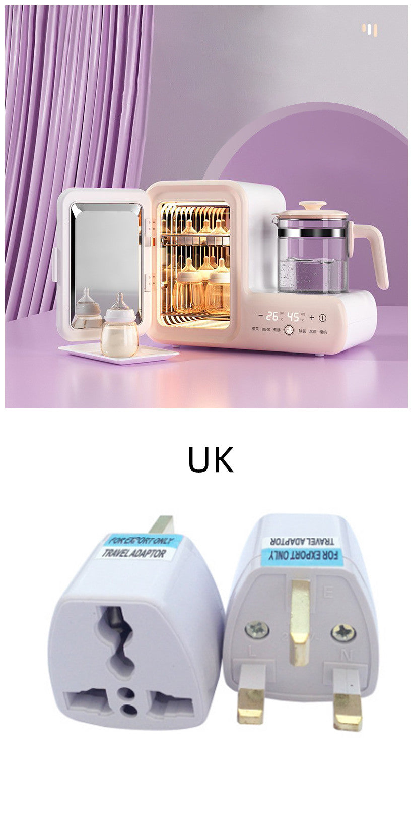 Infant Bottle Sterilizer Thermostatic Kettle