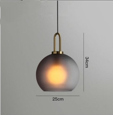 Home Luxury Nordic Modern Simple Glass Ball Chandelier