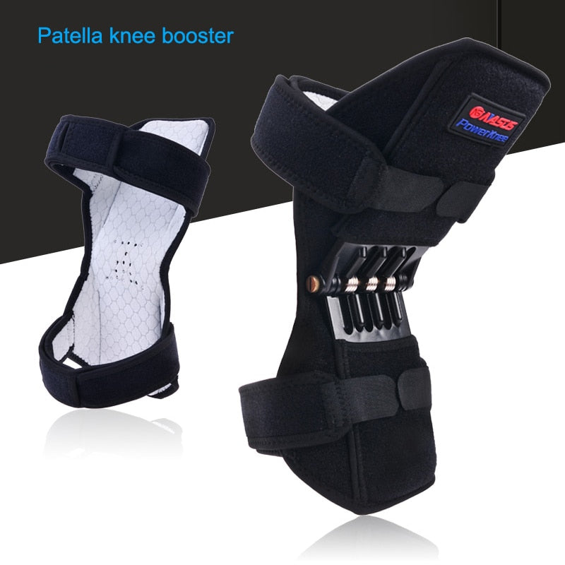 High Quality Knee Brace Spring Patella Booster Support for Squat Sports Knee Stabilizer