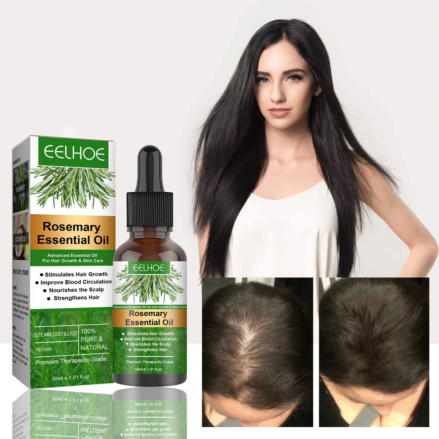 Women Hair Rosemary Anti-Breakage Nourishing Hair Care Oil