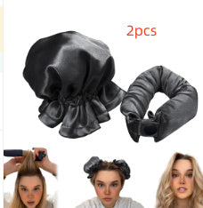 Women Hair Heatless Curl Stick with Cloth Cover Hair Curler Headband Hair Rollers Wave Form Curling Rod Hair Style Tools Gadgets