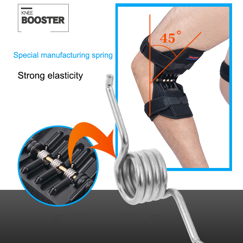 High Quality Knee Brace Spring Patella Booster Support for Squat Sports Knee Stabilizer