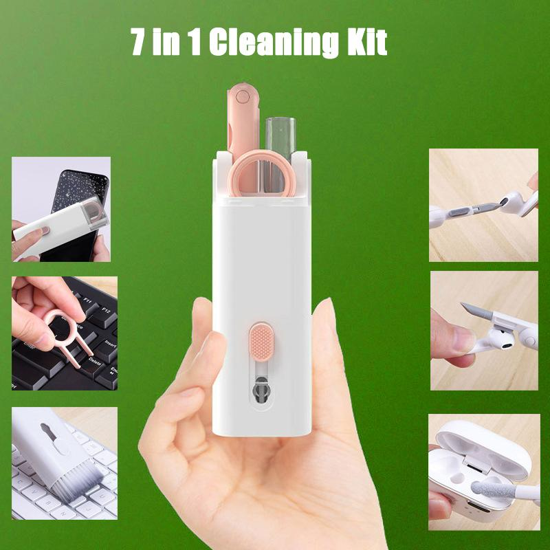 Multifunctional Keyboard Bluetooth Headset Cleaning Tools Set Keycap Puller Kit