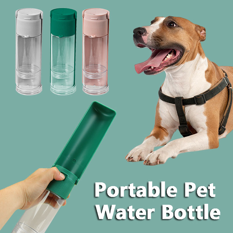 Pet Portable Water Bottle Bowl Drink Feeding Cup Outdoor Travel Dogs Cats Water Dispenser Feeder