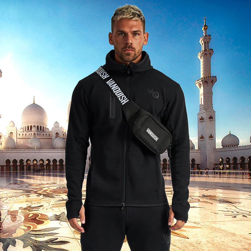 Men's Exercise Casual Fashion Hooded Suits