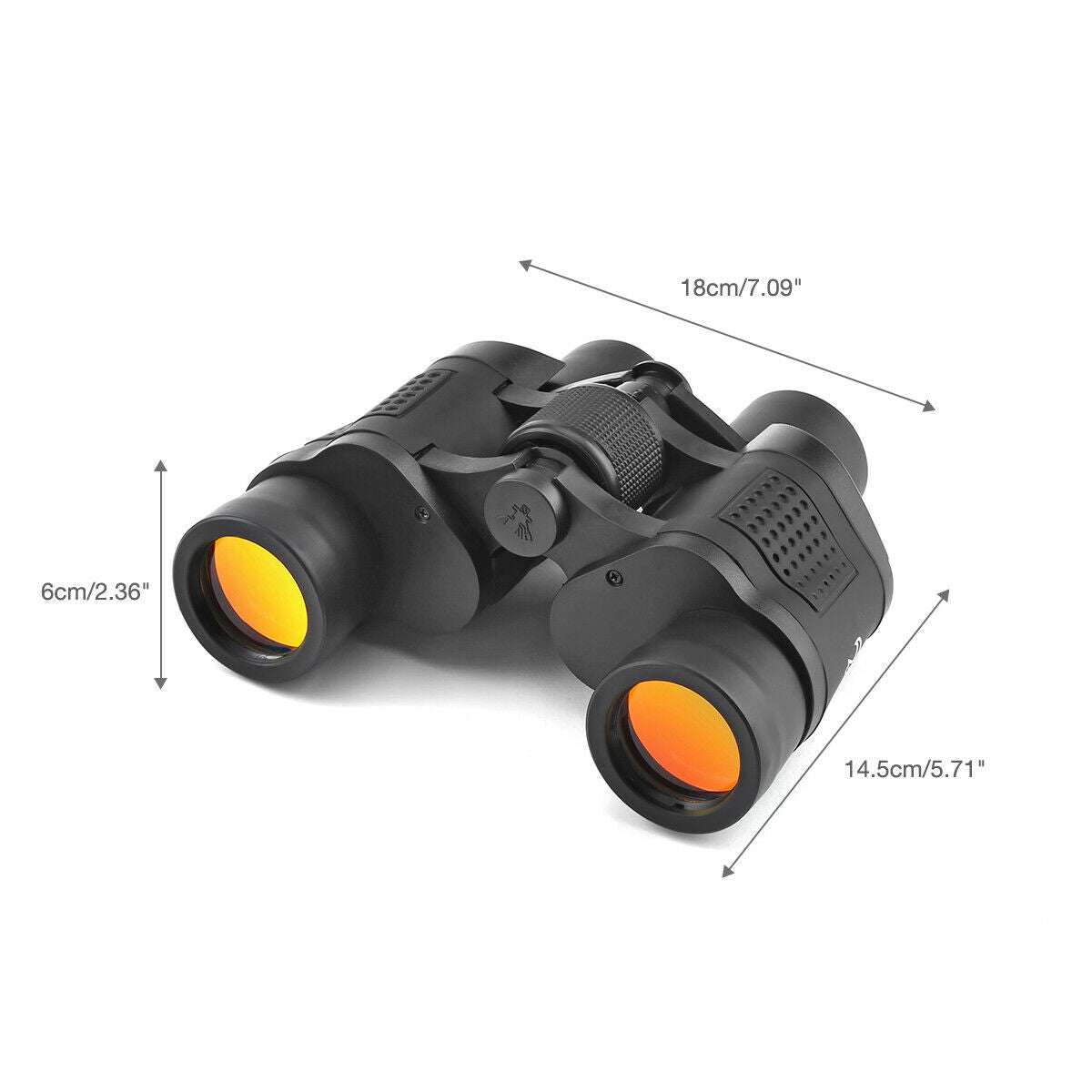 Camping 60x60 High Power Night Vision Binoculars with Coordinates Portable Telescope for Hunting Sports Travel Sightseeing