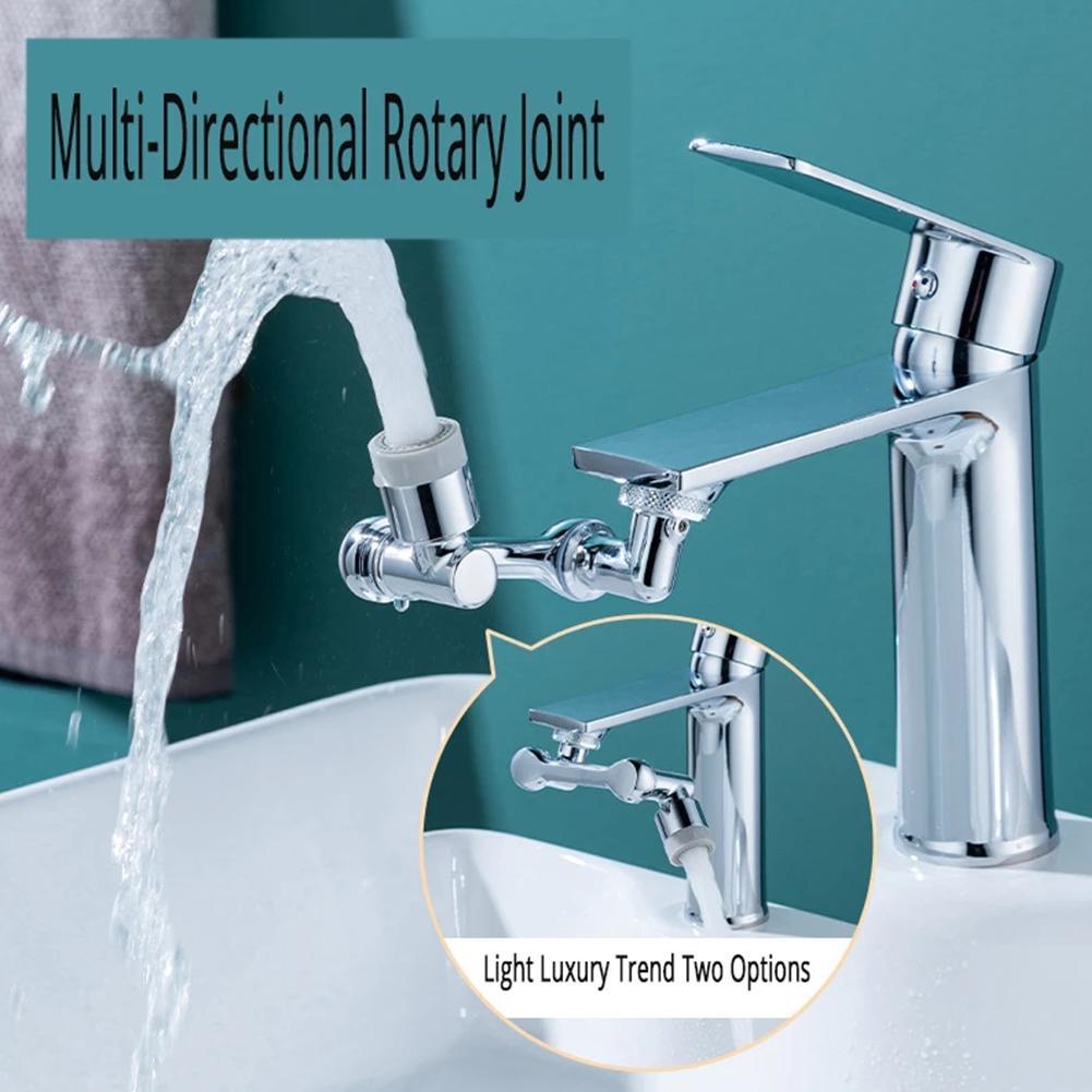 Home Multifunction Aerator Faucet Extender Universal Swivel Splash Resistant Faucet Shower