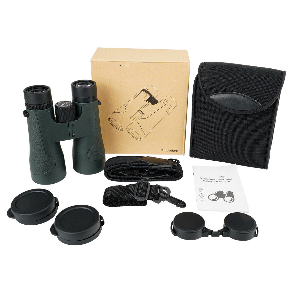 Camping Waterproof Binoculars 12x50 IPX7 Binoculars