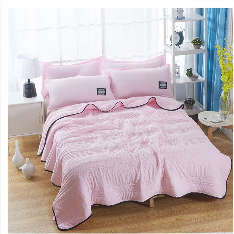 Home Luxury Cooling Pure Color Quilt Summer Cool Quilt Blanket