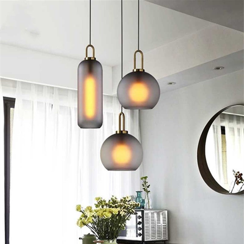 Home Luxury Nordic Modern Simple Glass Ball Chandelier