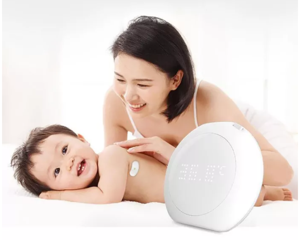 Children Smart Body Temperature Stickers Monitor and Detection Alarm