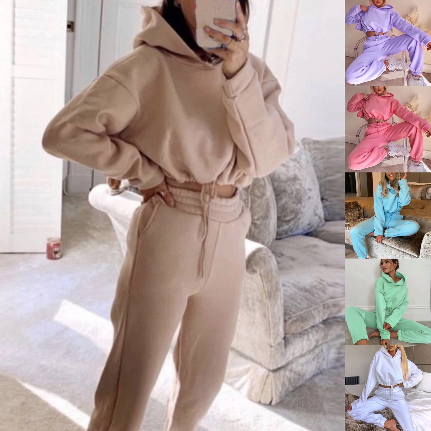 Women's Exercise Jogging Sweatsuits Tracksuits Fitness Sportswear