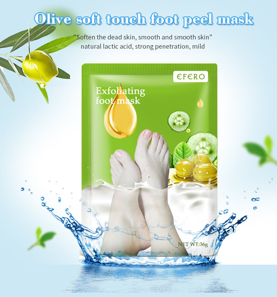 Mask Foot Exfoliating Mask Foot SPA Pedicure Socks Removes Dead Skin Whitening Heels Feet Peeling Anti Cracked Foot Skin Care