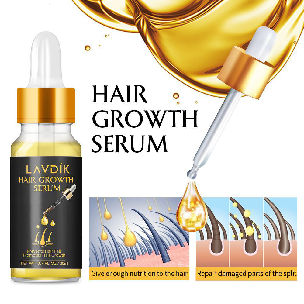 Women Hair Growth Serum Damaged Hair Repair Women Men's Fast Hair Growth Anti-hair Loss Oil