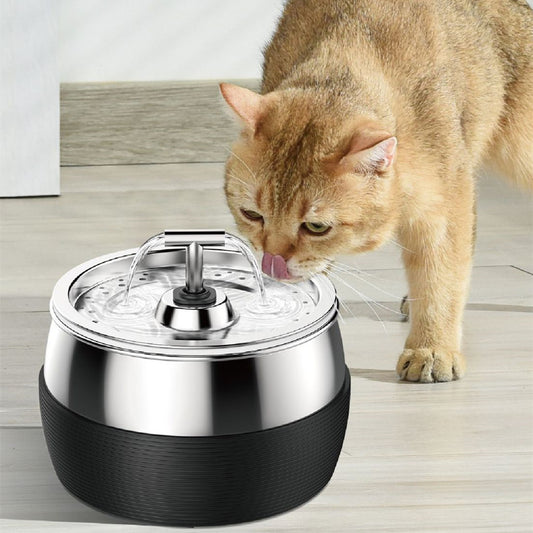 New Stainless Steel Cat Water Dispenser Lock and Load Spray Water Dispenser Pet Products