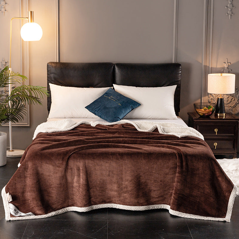 Home Luxury Double Thick Fleece Blanket