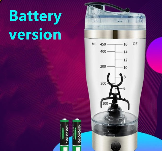 Electric Protein Shake Stirring USB Shake Bottle Milk Coffee Blender Kettle Sports and Fitness Charging Electric Shaker Cup