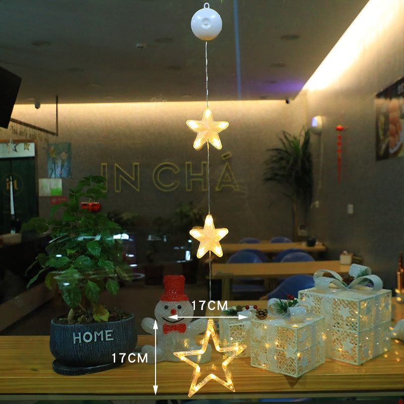 Holiday LED Christmas Suction Lamp Holiday Christmas Decorations