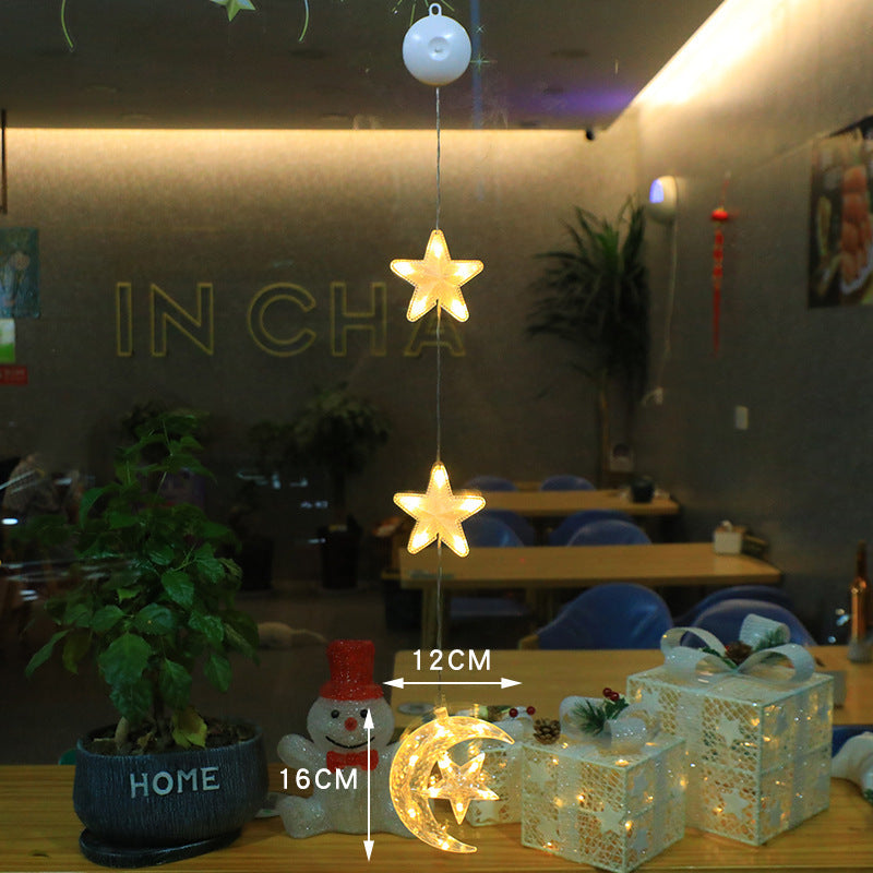 Holiday LED Christmas Suction Lamp Holiday Christmas Decorations