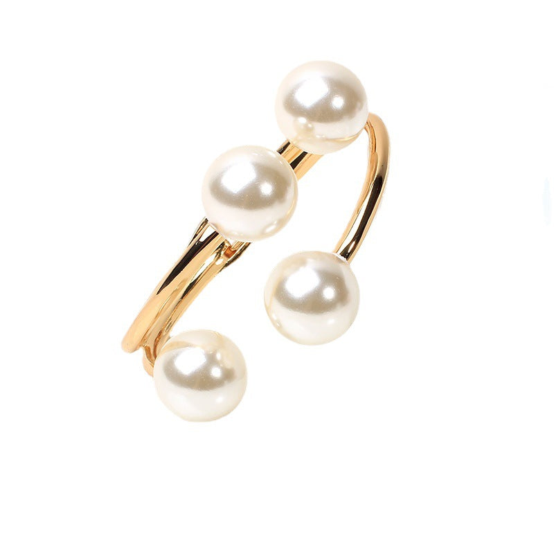 Women's Vintage Asymmetric Pearl Bracelet