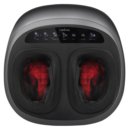 Heat Therapy Electric Foot Massager Machine with Shiatsu Deep Kneading Foot Massager For Home And Office Use