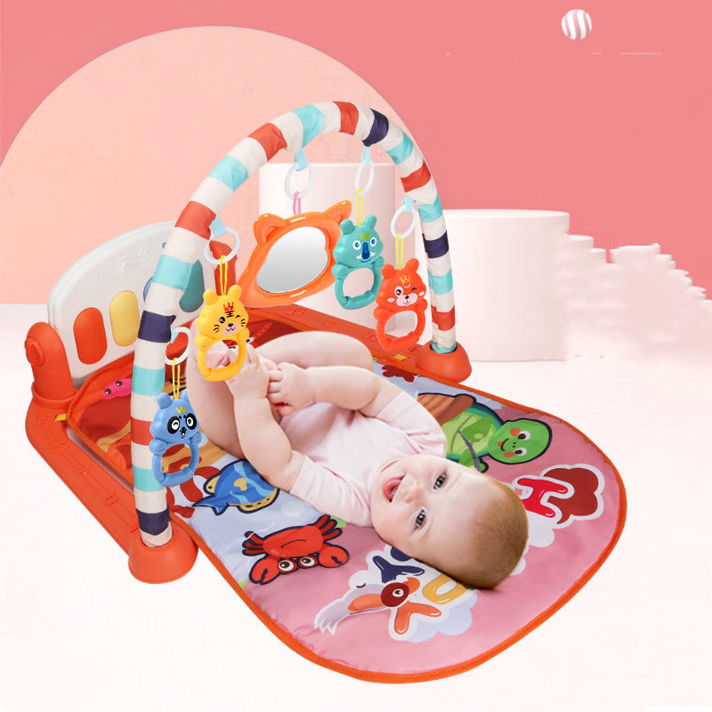 Infant Baby Pedals Fitness Rack Piano Toy