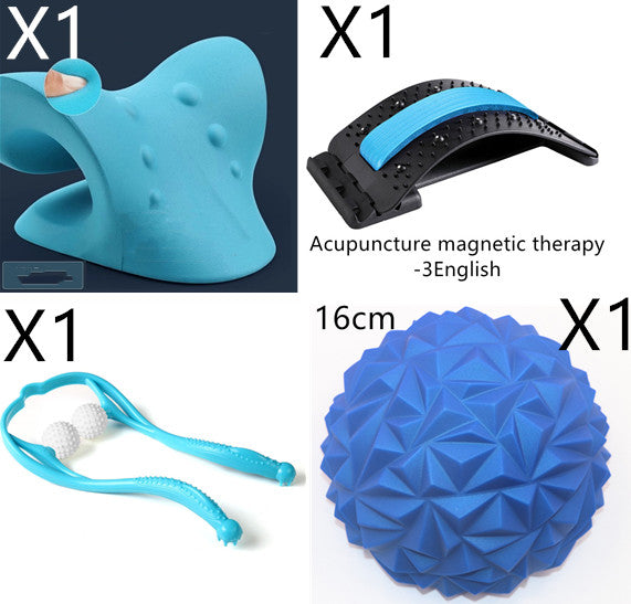 Memory Neck Cervical Chiropractic Traction Device Pillow for Pain Relief Stretcher Relaxer