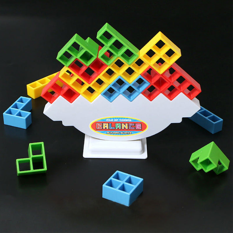 Children Balance Building Puzzle Assembling Blocks Stacking Game