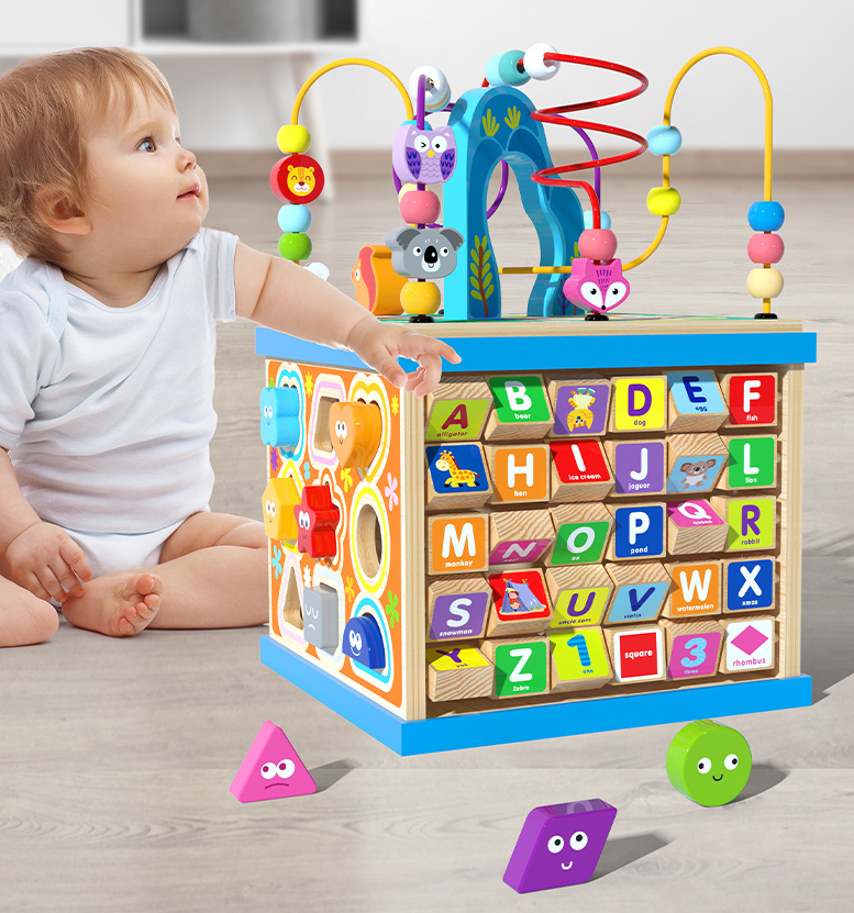 Infant Baby Wooden Toys for Boys and Girls