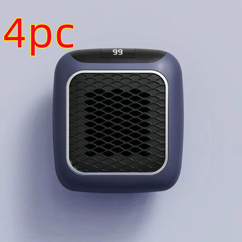 Home Office Dormitory Mini Fan Heater Remote Wall-Mounted Warm Heater