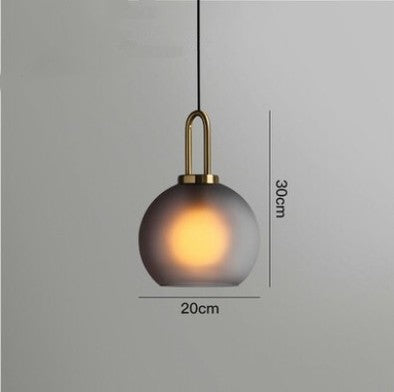 Home Luxury Nordic Modern Simple Glass Ball Chandelier