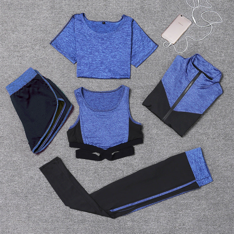 Women's Fitness Exercise Four-piece Fitness Set