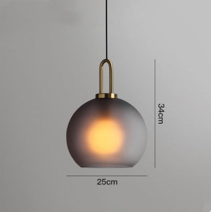 Home Luxury Nordic Modern Simple Glass Ball Chandelier