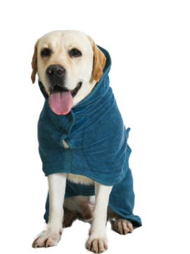 Pet Absorbent Bathrobe Waist-wrapped Microfiber