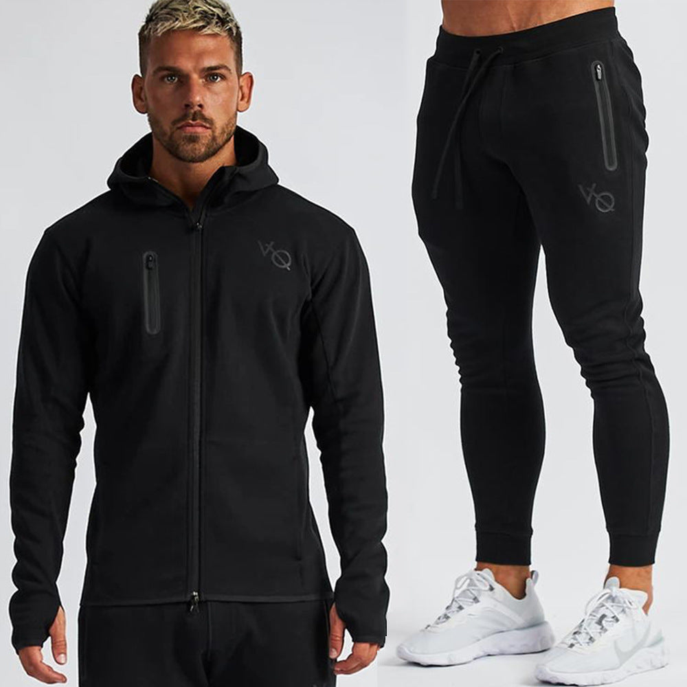 Men's Exercise Casual Fashion Hooded Suits