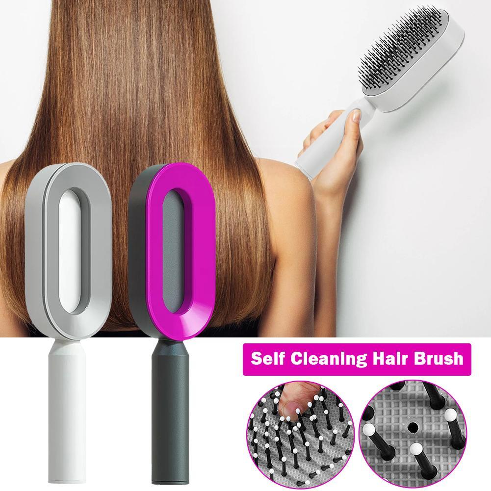 Women Hair Growth Self Cleaning Comb Hairbrush Men Scalp Massager Promote Blood Circulation Anti Hair Loss