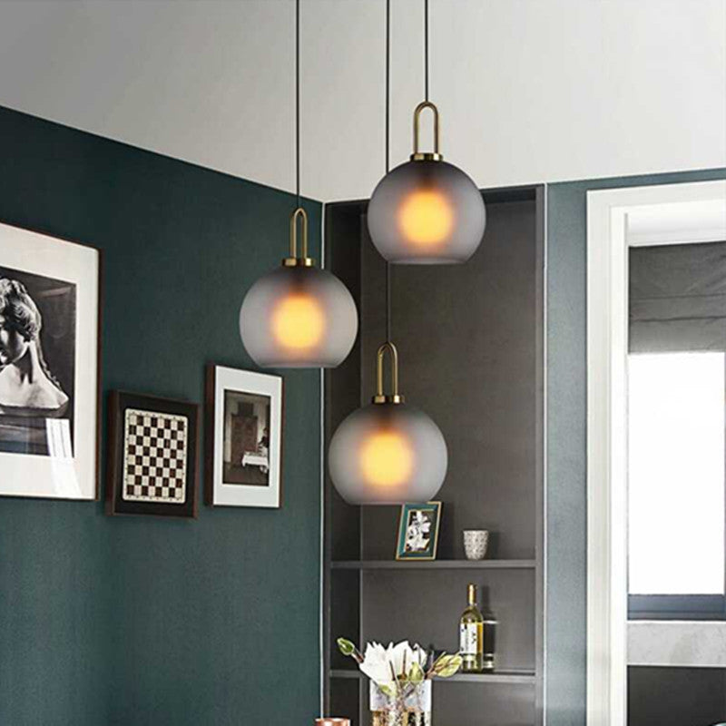 Home Luxury Nordic Modern Simple Glass Ball Chandelier