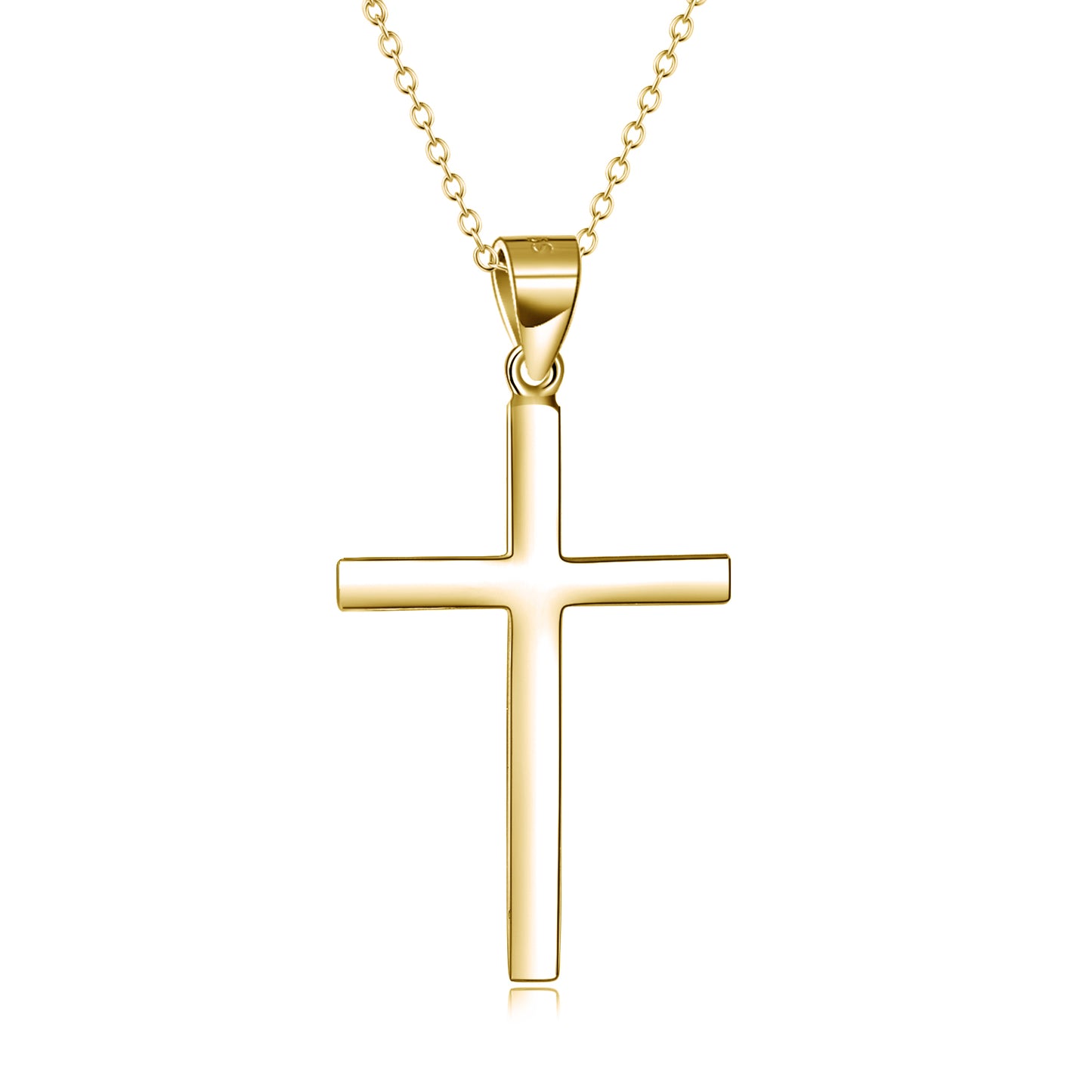 Women's Sterling Silver Cross Pendant Necklace