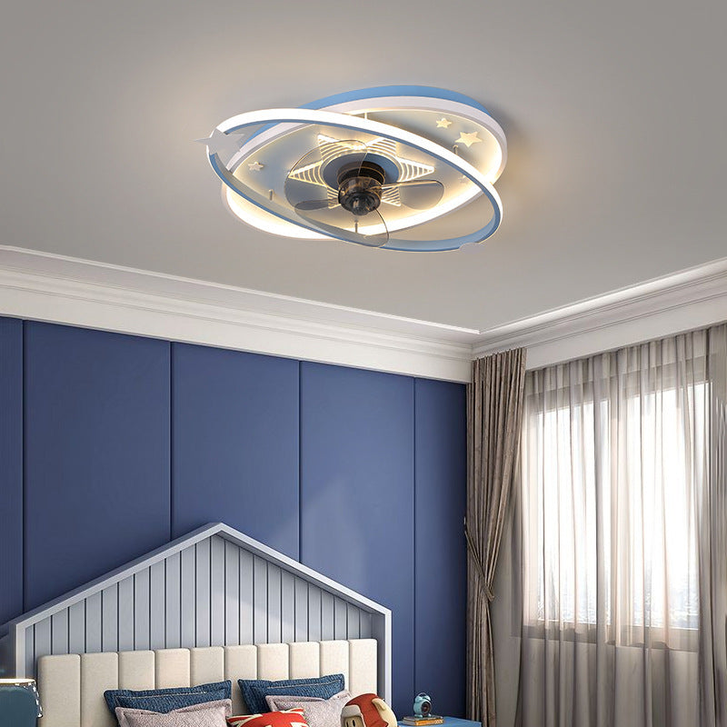 Intelligent Modern Iron Children's Bedroom Chandelier